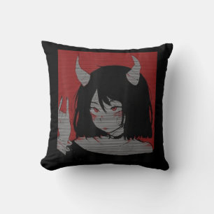 Anime Girl Kawaii Waifu Aesthetic Japan Otaku Kudde