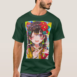Anime Girl Kawaii Waifu Aesthetic Japan Otaku T T Shirt