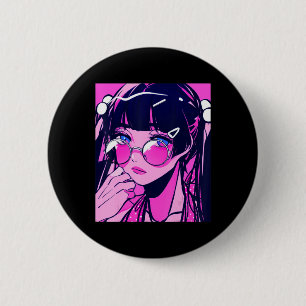 Anime Girl Kawaii Waifu Rosa Aesthetic Japan Ot Knapp