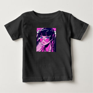 Anime Girl Kawaii Waifu Rosa Aesthetic Japan Ot T Shirt