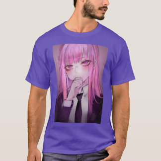 Anime Girl Kawaii Waifu Rosa Aesthetic Japan Ot T Shirt