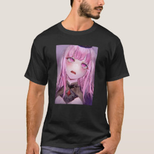 Anime Girl Kawaii Waifu Rosa Aesthetic Japan Ot T Shirt
