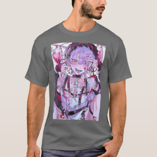 Anime Girl Kawaii Yandere Waifu Aesthetic Japanese T Shirt