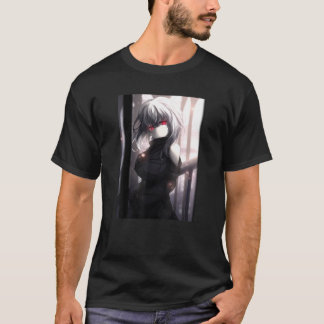 Anime Girl Kawaii Yandere Waifu Aesthetic Japanskt T Shirt