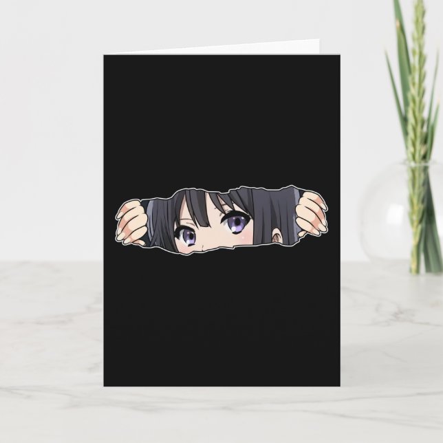 Anime Girl Kort (Framsida)