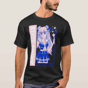 Anime Girl Magic Powers T Shirt