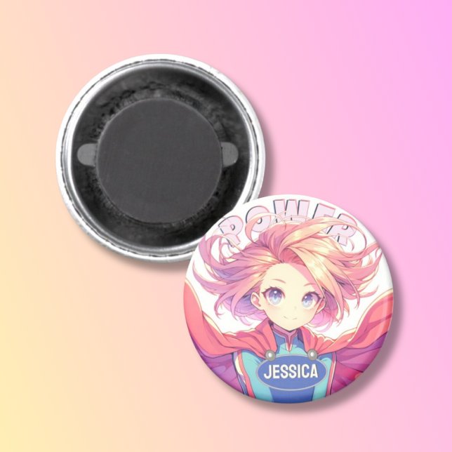 Anime Girl Magnet (Skapare uppladdad)