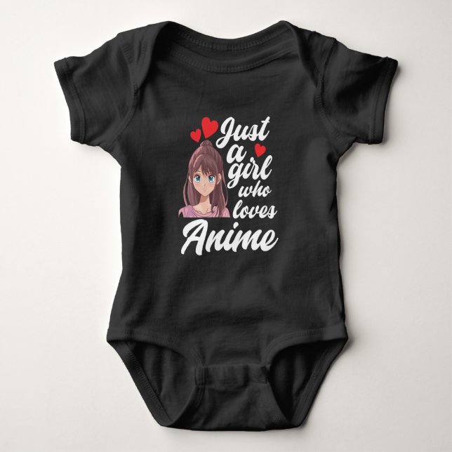 Anime Girl Manga Fläkt Cosplay Tonåring T Shirt (Framsida)