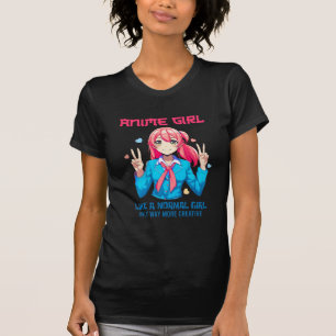 Anime Girl Manga Japanska Girls Tonåringars T Shirt