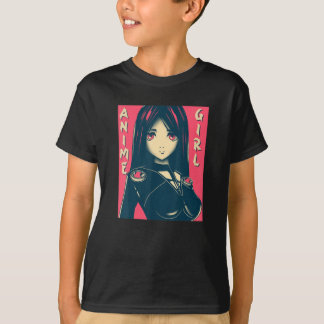 Anime Girl Manga Otaku Kawaii Anime Clothing Goth T Shirt