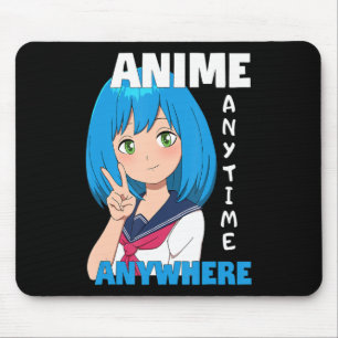 Anime Girl när som helst Musmatta