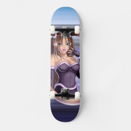Anime Girl - Nikki Skateboard Bräda 21,5 Cm