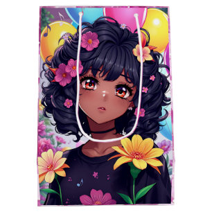 Anime Girl of Färg Birthday