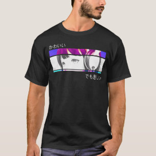 Anime Girl Öga Japan Culture Art Japansk Aesthet T Shirt
