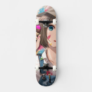 Anime Girl på Skateboard, Anime Girl Skateboard