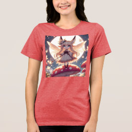 Anime Girl Pixie Hippie Måne Fairy T Shirt