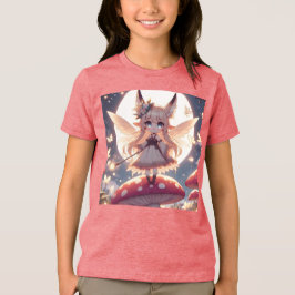 Anime Girl Pixie Hippie Måne Fairy T Shirt
