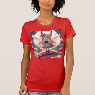 Anime Girl Pixie Hippie Måne Fairy T Shirt