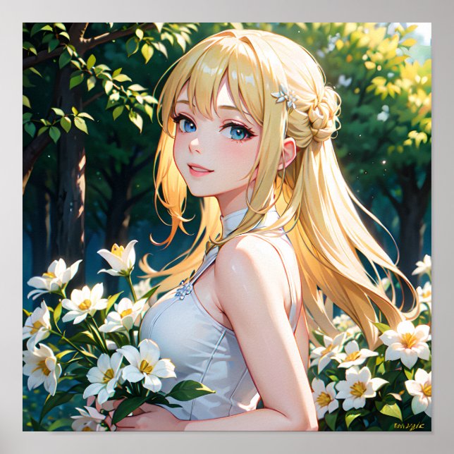 Anime Girl Poster (Framsidan)