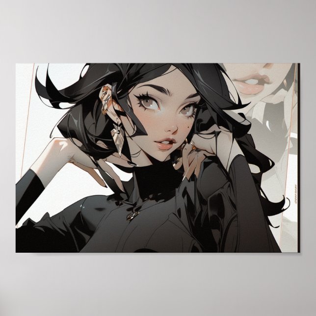 Anime Girl Poster (Framsidan)