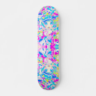 Anime Girl Remix Skate Deck 2023