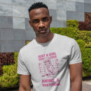Anime Girl Sketching Quote T Shirt