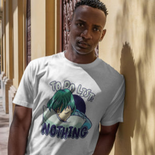 Anime Girl Sleeping T Shirt