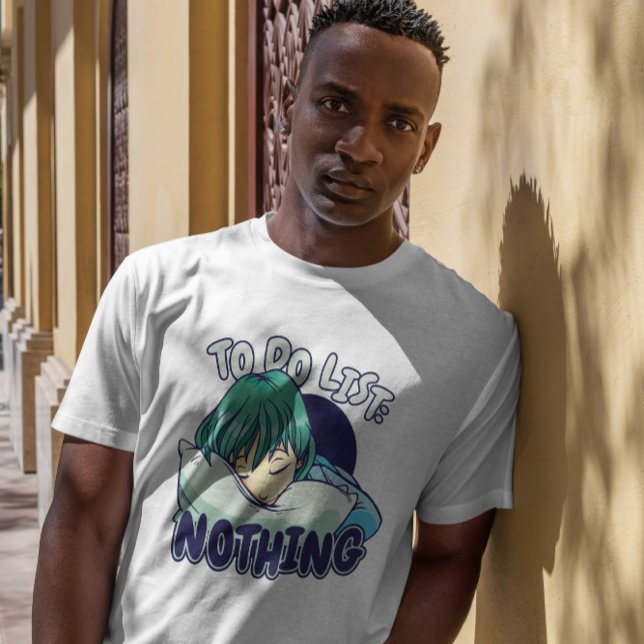 Anime Girl Sleeping T Shirt (Skapare uppladdad)