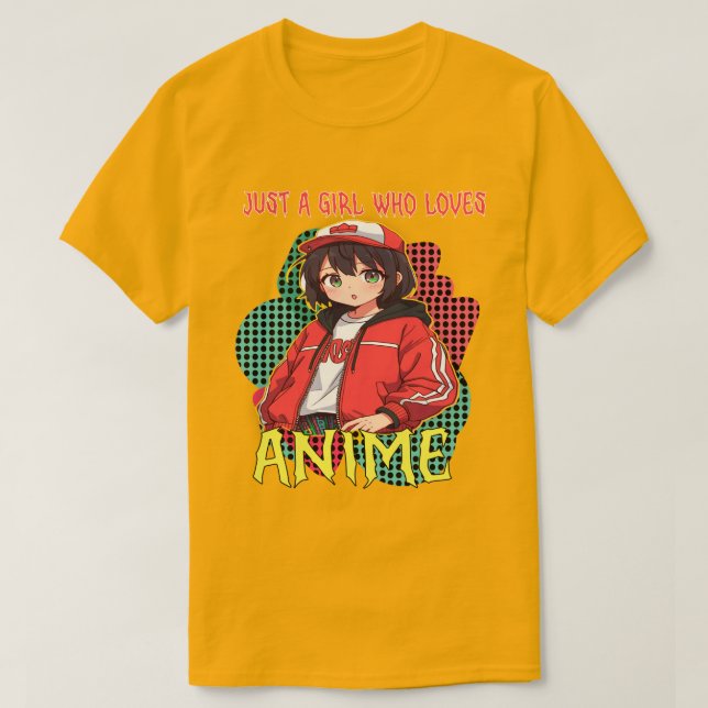 Anime Girl T-Shirt (Design framsida)