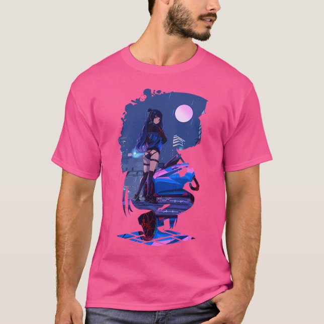 Anime Girl T Shirt (Framsida)