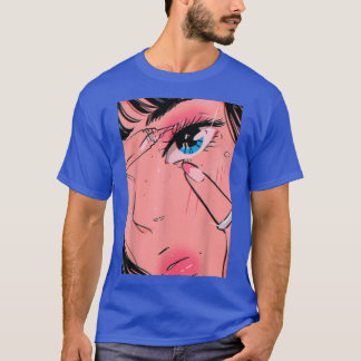 Anime Girl Vaporwave Egirl Aesthetic Japansk Otak T Shirt