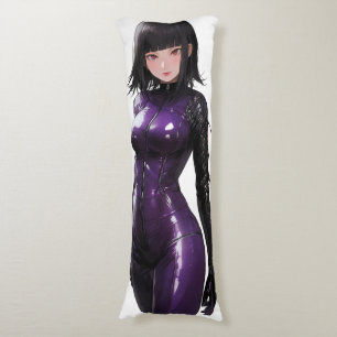 Anime Girl Violet Bodykoste Kroppskudde