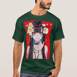 Anime Girl Waifu Japanska Aesthetic Kawaii Otaku 1 T Shirt