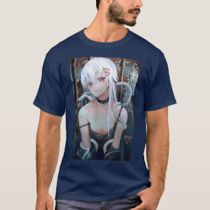 Anime Girl Waifu Snake Aesthetic Japan Otaku T Shirt