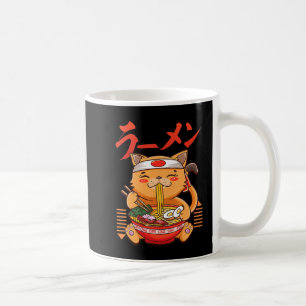 Anime Girl Waifu som Kärlek Anime Ramen och Sketch Kaffemugg