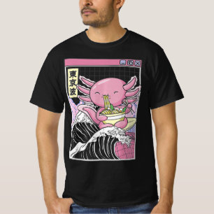 Anime Girl Waifu som Kärlek Anime Ramen och Sketch T Shirt