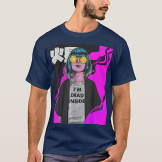 Anime Girl Waifu Vaporwave Aesthetic Japan Otak T Shirt