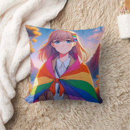 Anime Girl with LGBTQIA+ Cape Kudde
