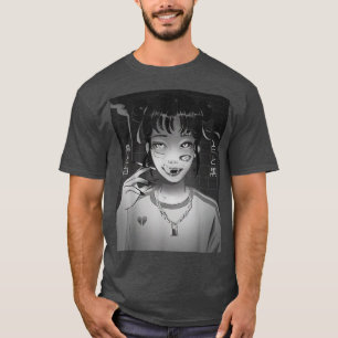 Anime Girl Yokai Waifu Manga Aesthetic Japan Ot T Shirt