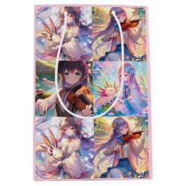 Anime Girls med Violin och Axolotls Birthday