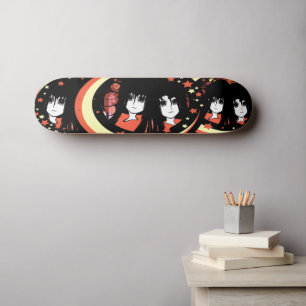 Anime Girls Mini Skateboard Bräda 18,5 Cm