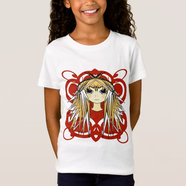 Anime Girls Tee Shirt (Framsida)