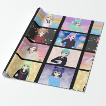 Anime Girls Wrapping Papper