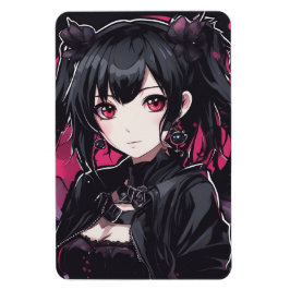 Anime Goth Girl Fantasy Art Magnet
