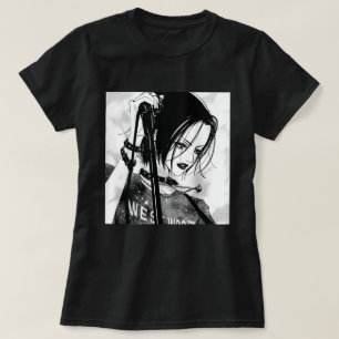Anime Gothic Girl Aesthetic Waifu Japansk Otaku T Shirt