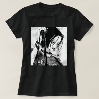 Anime Gothic Girl Aesthetic Waifu Japansk Otaku T Shirt