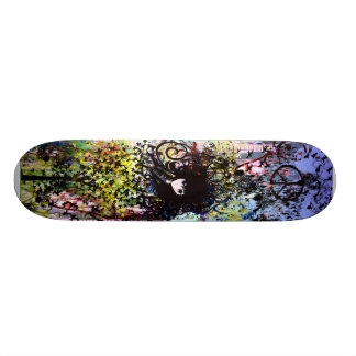 Anime Grunged City Skateboard