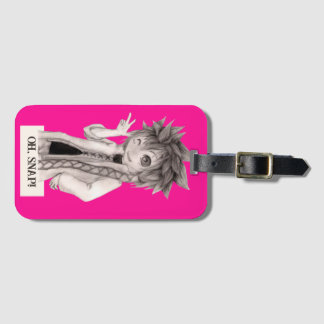 Anime Guy O SNAP, Original Teckning Bagagebricka