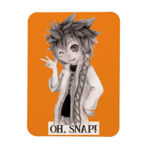 Anime Guy O SNAP, Original Teckning Magnet