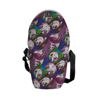 Anime hänger lös messenger bag